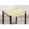 Greenington Leif Counter Height Stool In Caviar - Top Angled Seat Lifestyle