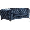 J&M Furniture Glitz Love Seat Blue