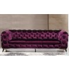 J&M Furniture Glitz Love Seat Purple