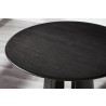 Greenington Luna 48” Round Table In Caviar - Top Angled View