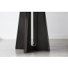 Greenington Luna 48” Round Table In Caviar - Leg Details