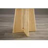 Greenington Luna 48” Round Table In Wheat - Lifestyle Leg 