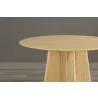 Greenington Luna 48” Round Table In Wheat - Lifestyle Side Tabletop - Greenington Luna 48” Round Table In Wheat - Lifestyle Side Tabletop
