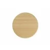 Greenington Luna 48” Round Table In Wheat - Table Top View - Greenington Luna 48” Round Table In Wheat - Table Top View