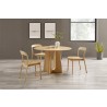 Greenington Luna 48” Round Table In Wheat - Lifestyle 3