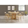 Greenington Luna 48” Round Table In Wheat - Lifestyle 4