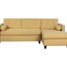 Sunpan Lautner Sofa Bed Chaise - Raf - Limelight Honey - Froint Angle