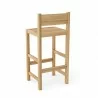 Anderson Teak Sedona Bar Chair - Back - Anderson Teak Sedona Bar Chair - Back