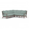 Laguna Sectional in Cast Mist, No Welt - Front Side Angle