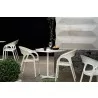 Polypropylene Shell With Aluminum Legs Side Chair - GOSSIP - White - Lifestyle - Polypropylene Shell With Aluminum Legs Side Chair - GOSSIP - White - Lifestyle