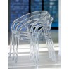 Polypropylene Shell With Aluminum Legs Side Chair - GOSSIP - White - Lifestyle 2