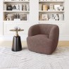 Govan Swivel Chair in Brown- Lifestyle 1