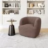 Govan Swivel Chair in Brown- Lifestyle 1 - Govan Swivel Chair in Brown- Lifestyle 1