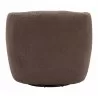 Govan Swivel Chair in Brown-back view 1 - Govan Swivel Chair in Brown-back view 1