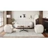 Govan Swivel Chair in Ivory- Lifestyle 1 - Govan Swivel Chair in Ivory- Lifestyle 1