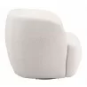Govan Swivel Chair in Ivory- side view 2 - Govan Swivel Chair in Ivory- side view 2