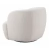 Govan Swivel Chair in Ivory- back view 2 - Govan Swivel Chair in Ivory- back view 2