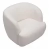 Govan Swivel Chair in Ivory- side view 3 - Govan Swivel Chair in Ivory- side view 3