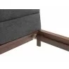 Greenington Park Avenue Queen Platform Bed with Fabric - Ruby - Bed Frame Side - Greenington Park Avenue Queen Platform Bed with Fabric - Ruby - Bed Frame Side
