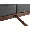 Greenington Park Avenue Queen Platform Bed with Fabric - Ruby - Bed Frame Close-Up - Greenington Park Avenue Queen Platform Bed with Fabric - Ruby - Bed Frame Close-Up