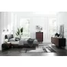 Greenington Park Avenue Queen Platform Bed with Fabric - Ruby - Lifestyle 1 - Greenington Park Avenue Queen Platform Bed with Fabric - Ruby - Lifestyle 1