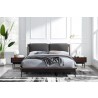 Greenington Park Avenue Cal King Platform Bed with Fabric - Ruby - Lifestyle 2