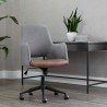 Sunpan Ian Office Chair - Bravo Cognac/Salt and Pepper Tweed  - Lifestyle