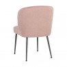 Sunpan Ivana Dining Chair in Soho Blush - Back Side Angle