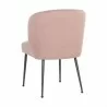 Sunpan Ivana Dining Chair in Soho Blush - Back Side Angle - Sunpan Ivana Dining Chair in Soho Blush - Back Side Angle