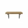 Anderson Teak Wall Mount Folding Chair I front - Anderson Teak Wall Mount Folding Chair I front