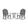 Tortuga Outdoor Garden Rocker 3Pc Bistro Set Front