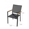 Decker 7pc Dining Set - Chair dimension