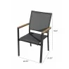 Decker 7pc Dining Set - Chair dimension - Decker 7pc Dining Set - Chair dimension