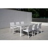Bellini Home and Garden Versailles 7pc Dining Set In White Finish 