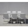 Bellini Home and Garden Versailles 7pc Dining Set In White Finish 008 - Bellini Home and Garden Versailles 7pc Dining Set In White Finish 008
