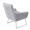 Kendrick Chair Light Grey Fabric - Back