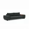 Grand D.E.L. Sofa in Boucle Black Raven - Angled - Grand D.E.L. Sofa in Boucle Black Raven - Angled