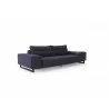 Grand D.E.L. Sofa in Black Wood Legs - Angled - Grand D.E.L. Sofa in Black Wood Legs - Angled