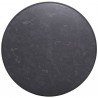 SoHo Round Table Top In Gray Slate