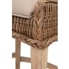 Essentials For Living Greco Barstool - Set of 2 - Seat Wicker Close-up