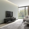 J&M Furniture Cloud TV Base Grey Side view
