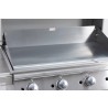 Bull BBQ 30" Griddle Complete Cart - Griller Top Angled Close-up