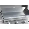 Bull BBQ 30" Griddle Complete Cart - Griller Top Angled Close-up - Bull BBQ 30" Griddle Complete Cart - Griller Top Angled Close-up