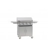 Bull BBQ 30" Griddle Complete Cart - Closed and Angled