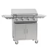 Bull BBQ 30" Griddle Complete Cart - Closed and Angled - Bull BBQ 30" Griddle Complete Cart - Closed and Angled