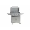 Bull BBQ Steer Premium Complete Cart - Opened Cart Angled View - Bull BBQ Steer Premium Complete Cart - Opened Cart Angled View