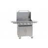 Bull BBQ Steer Premium Complete Cart - Opened Cart Angled View