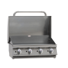 Bul BBQ 30" Commercial Griddle Drop In LP/NG - 4 Burner - Opened