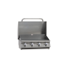 Bul BBQ 30" Commercial Griddle Drop In LP/NG - 4 Burner - Opened Vew 