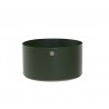 Cane-Line Grow Planter, Large Aluminium, Dark green/taupe